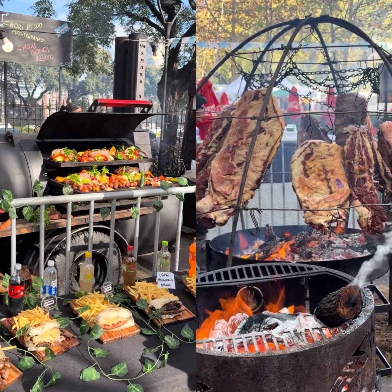 Cocina al fuego en el Chori Fest 2026