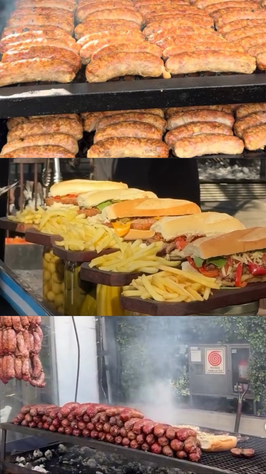 Chorizos en la parrilla del Chori Fest 2026