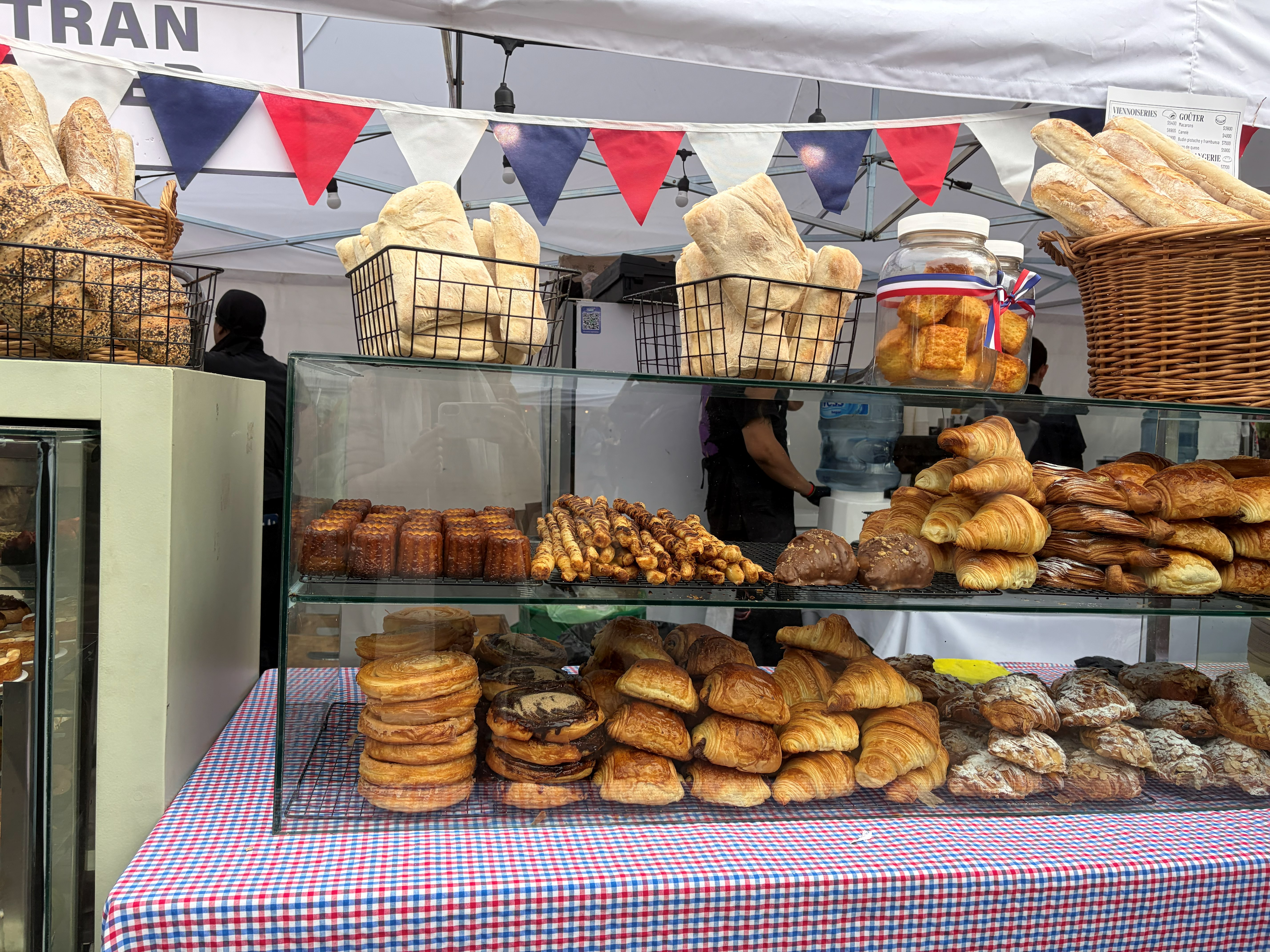 Stand de panadería francesa