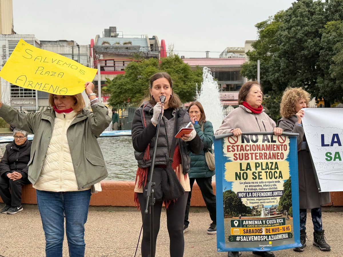 Protesta Salvemos Plaza Armenia
